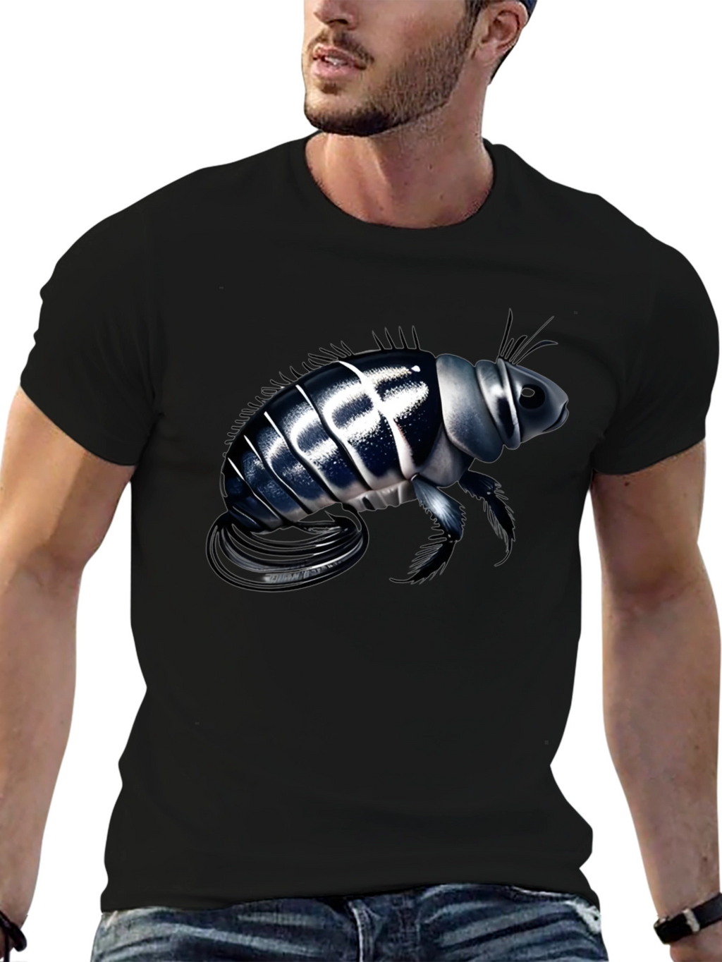 Flea Graphic Tee - Unique Insect Design