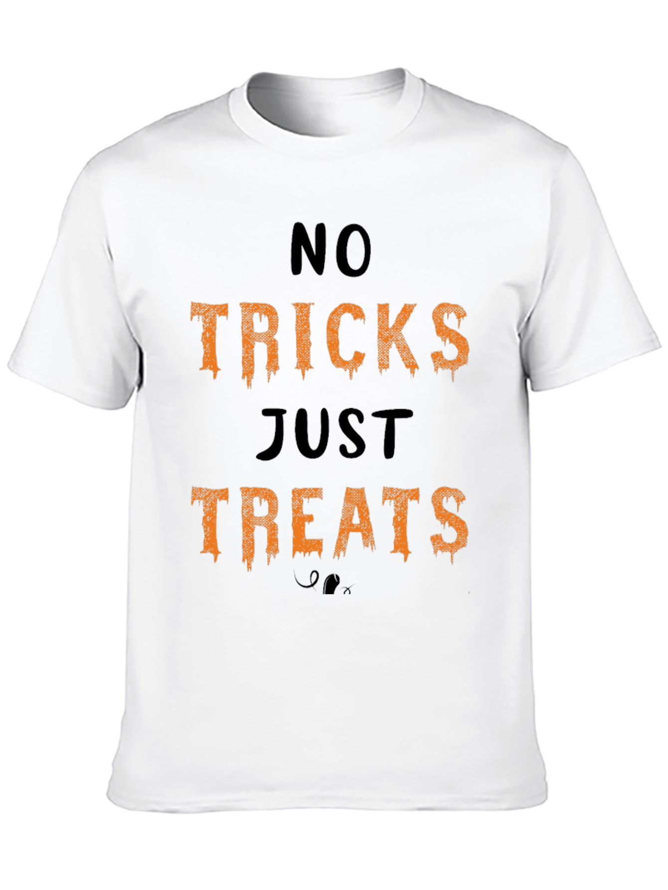 No Tricks Just Treats Halloween Graphic T-Shirt