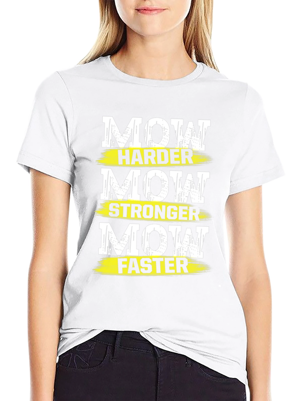 Mow Harder Stronger Faster Graphic T-Shirt