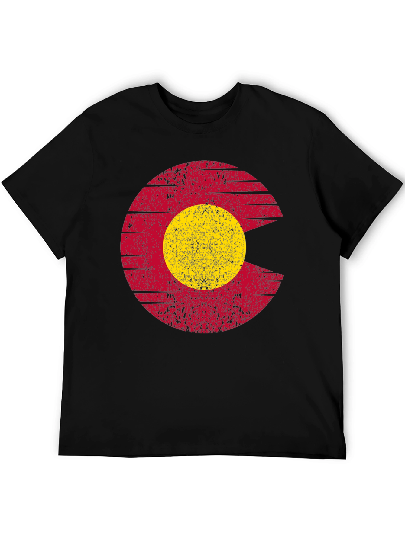 Colorado Flag T-Shirt - Distressed Graphic Tee