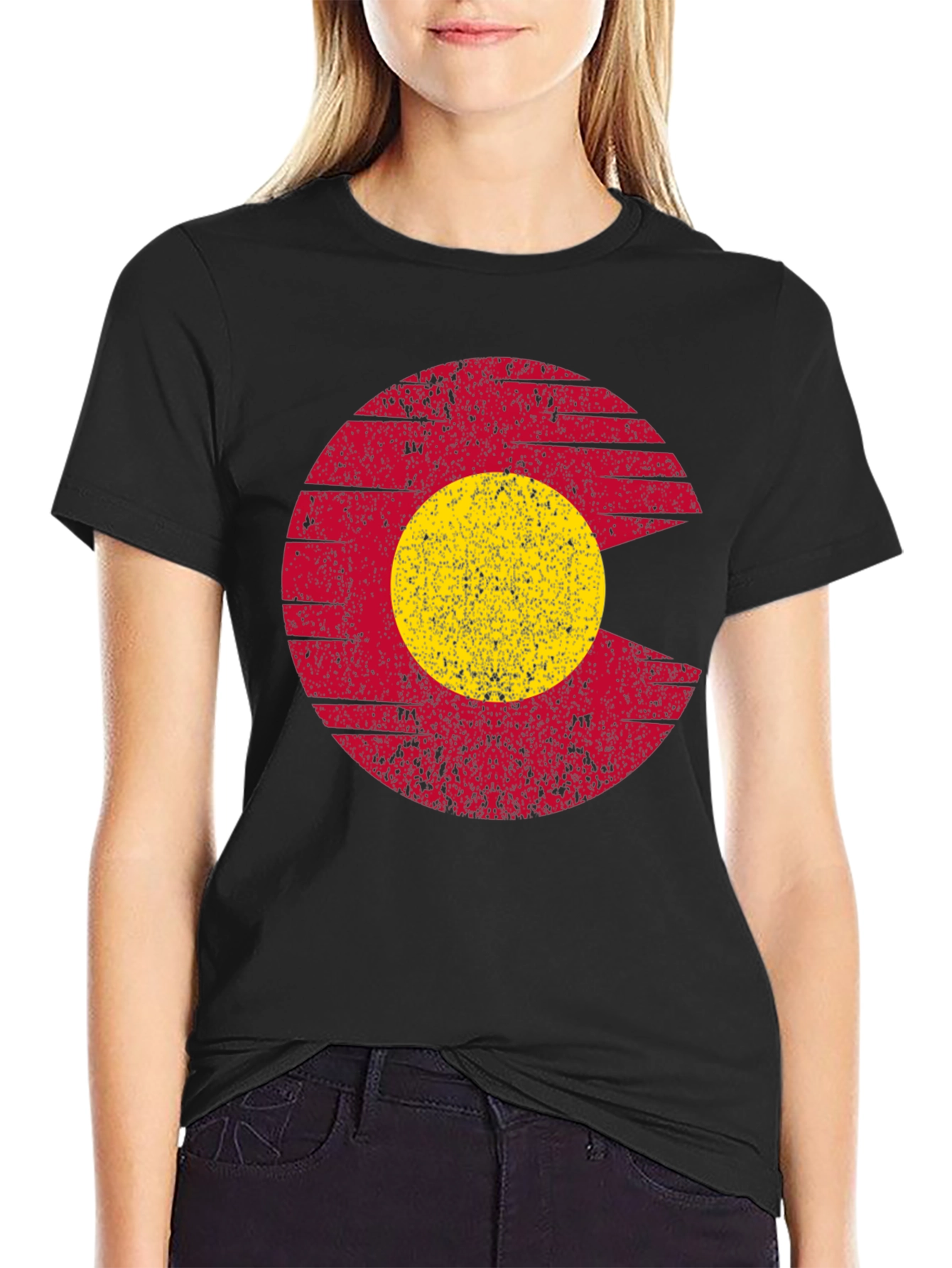 Colorado Flag T-Shirt - Distressed Graphic Tee