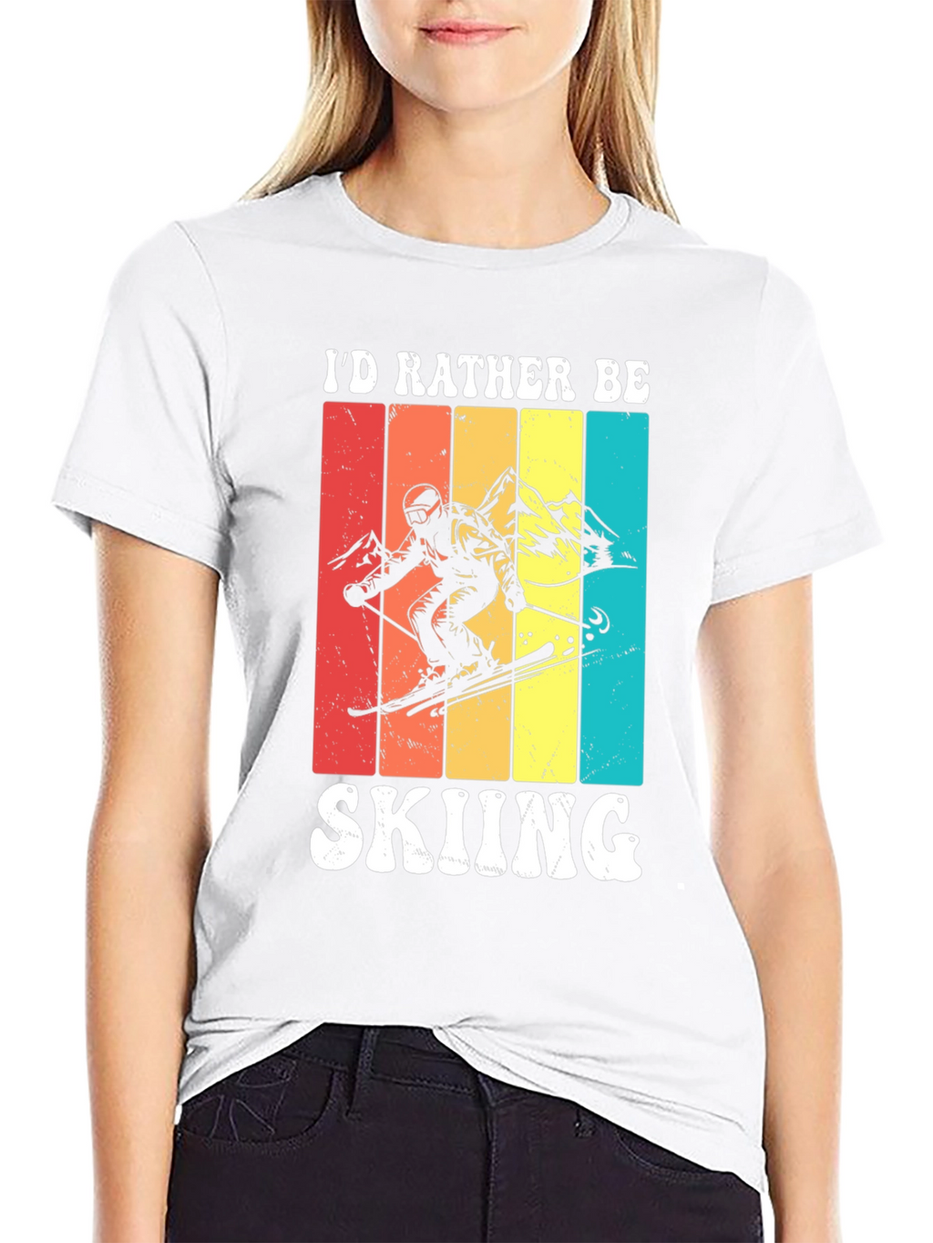 Id Rather Be Skiing T-Shirt