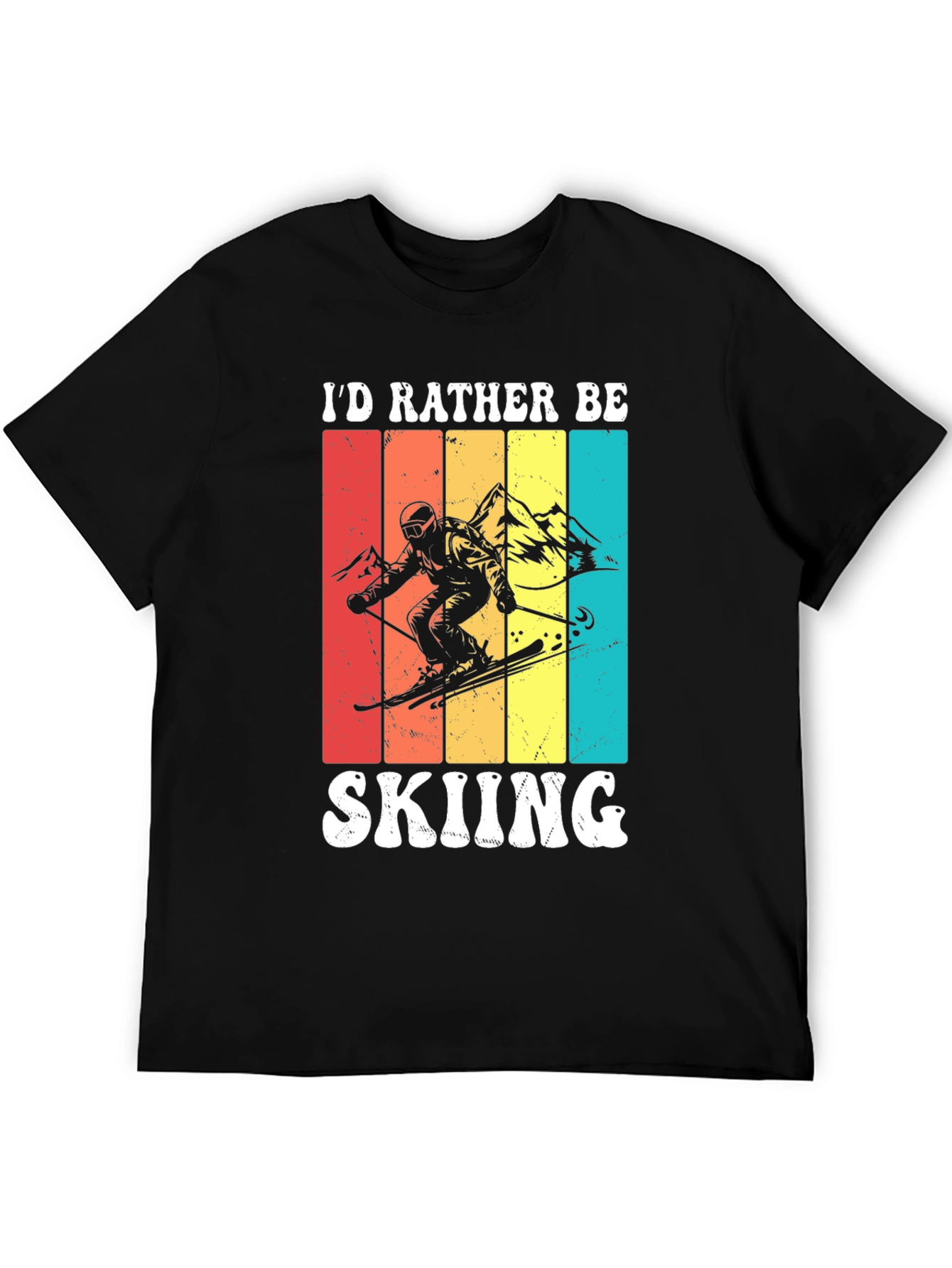 Id Rather Be Skiing T-Shirt