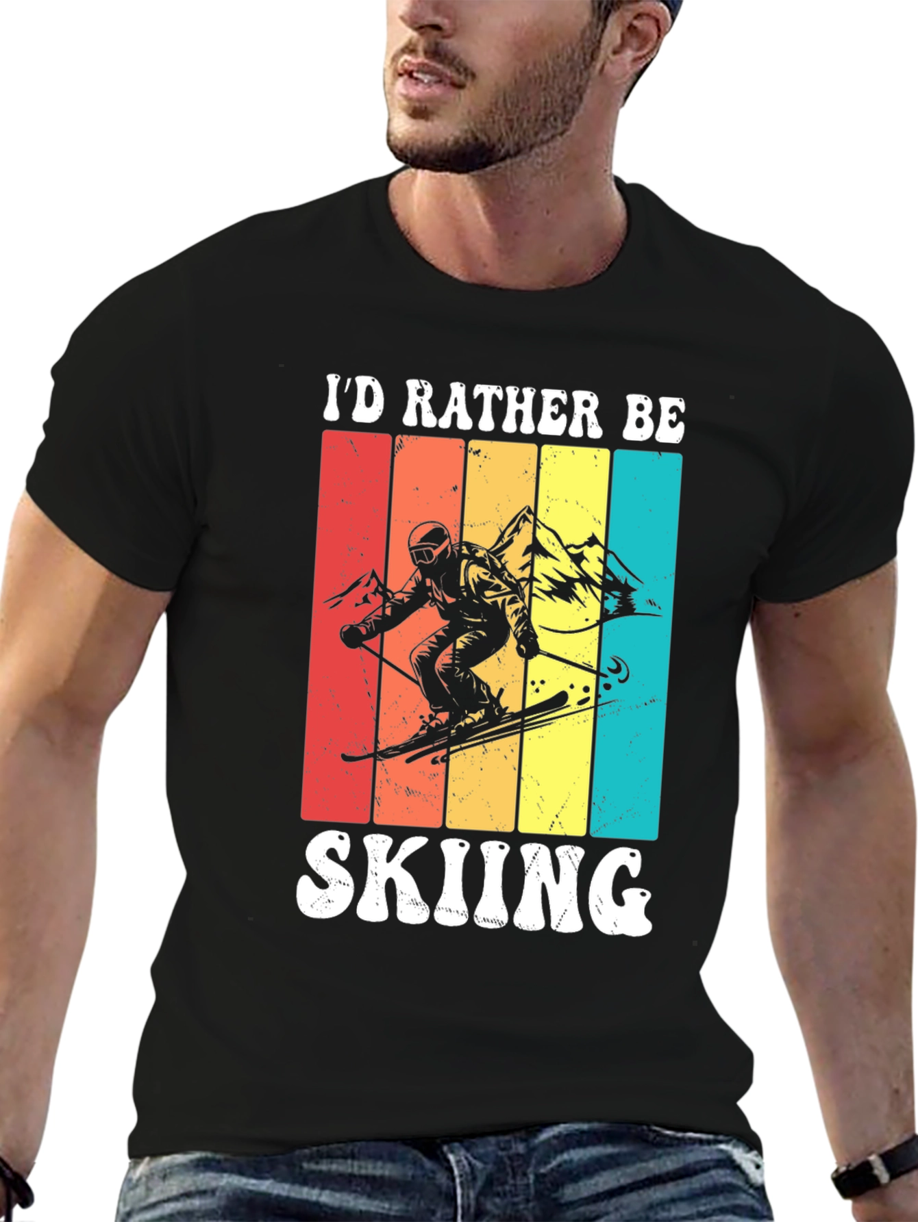 Id Rather Be Skiing T-Shirt