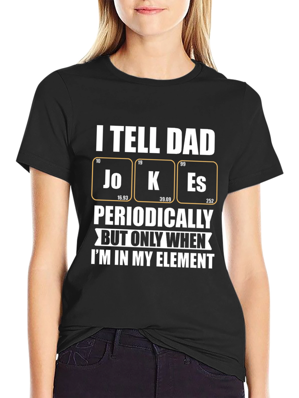 Dad Jokes T-Shirt - Periodic Table of Humor