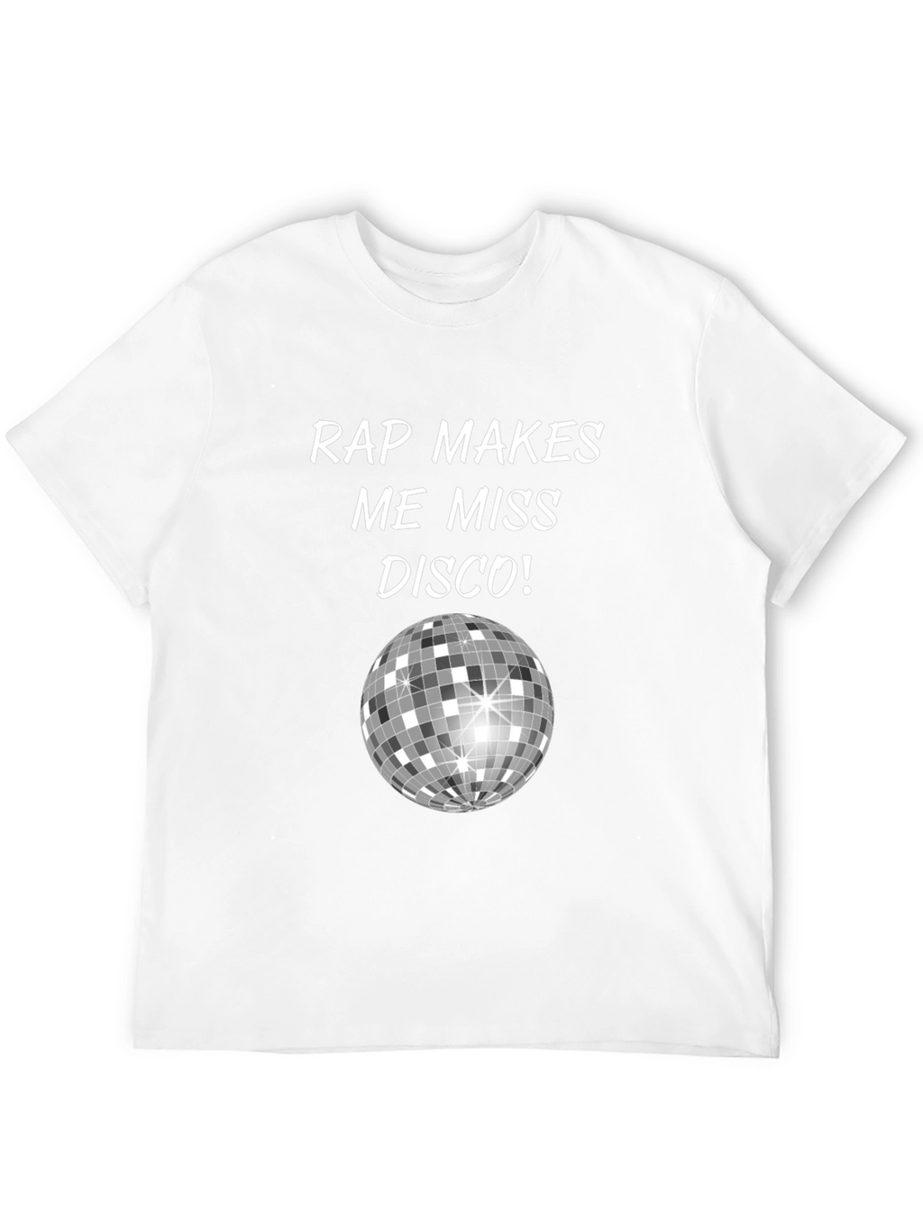 Rap Makes Me Miss Disco Black T-Shirt