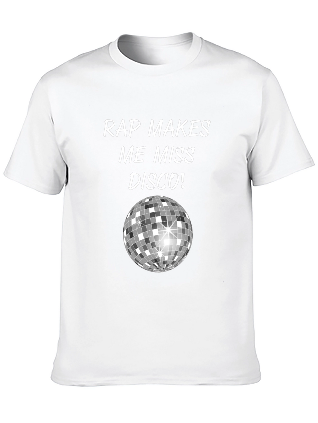 Rap Makes Me Miss Disco Black T-Shirt