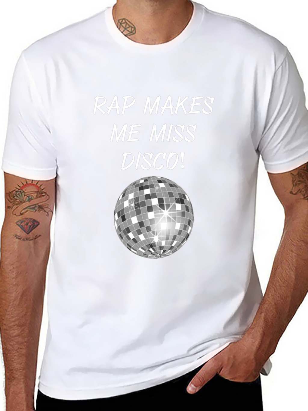 Rap Makes Me Miss Disco Black T-Shirt