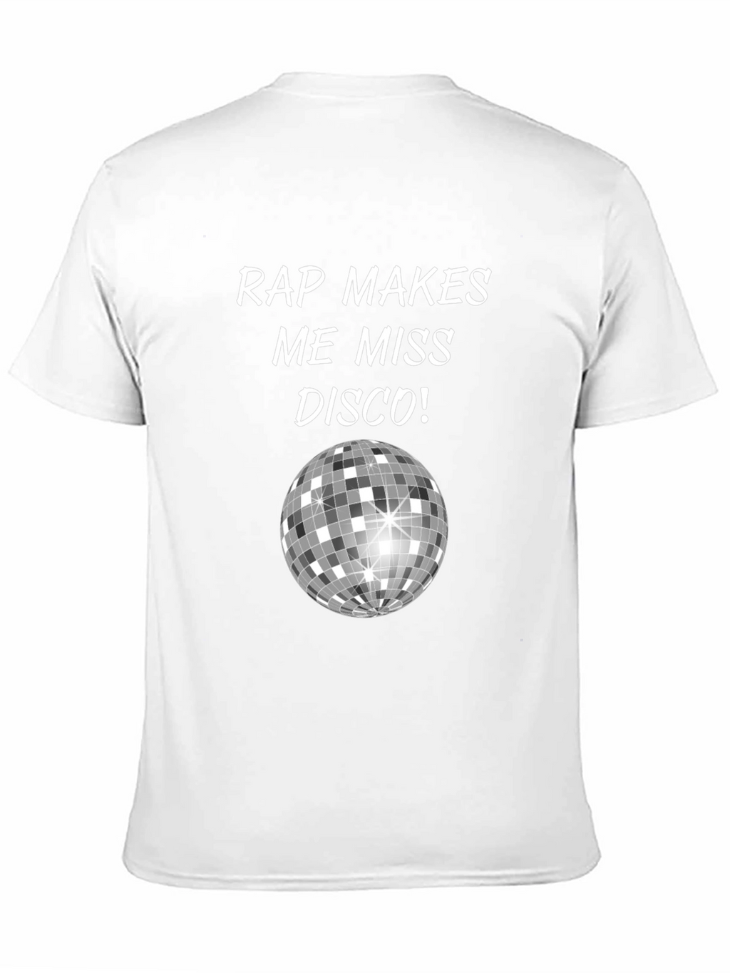 Rap Makes Me Miss Disco Black T-Shirt