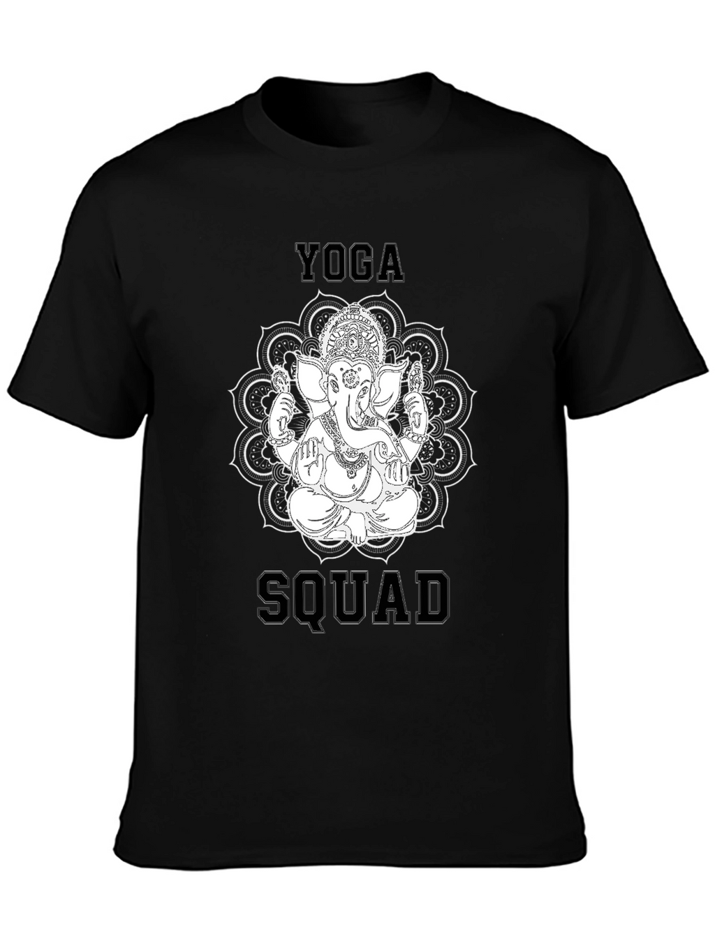 Yoga Squad Graphic T-Shirt - Black