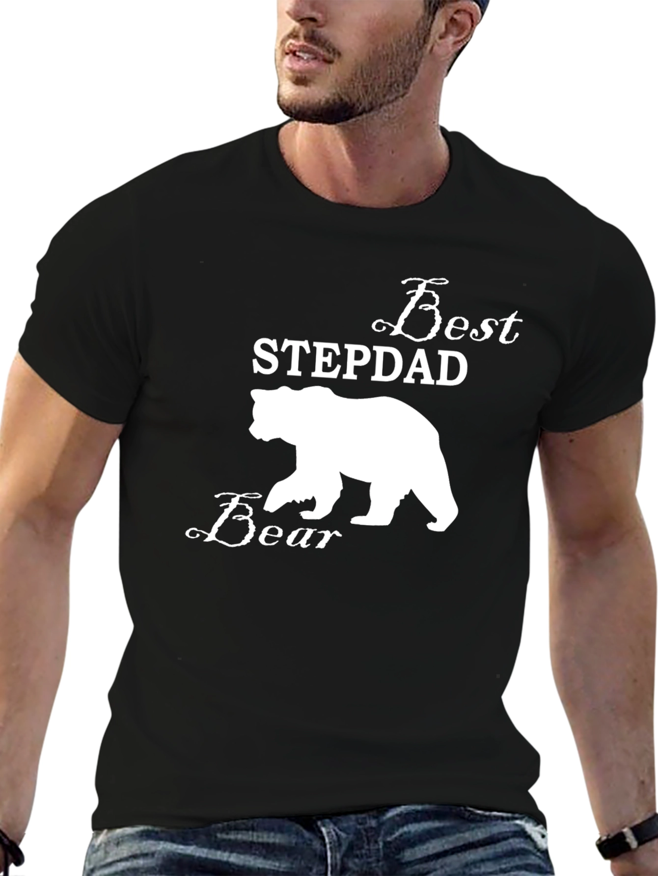 Best Stepdad Bear T-Shirt - Perfect Gift!