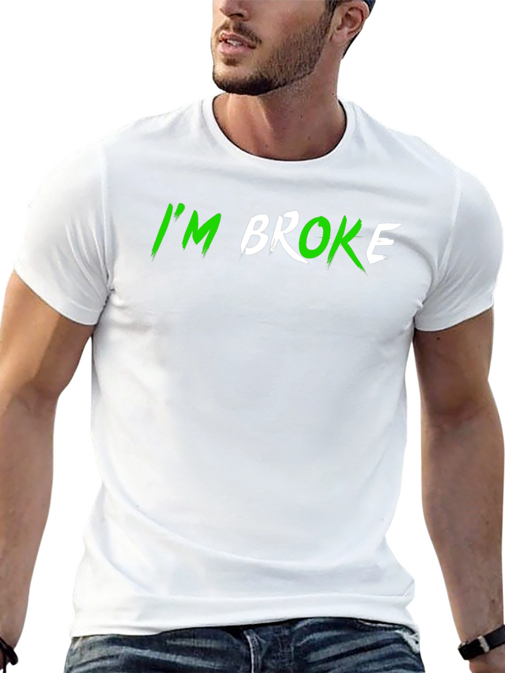 Im Broke Black T-Shirt