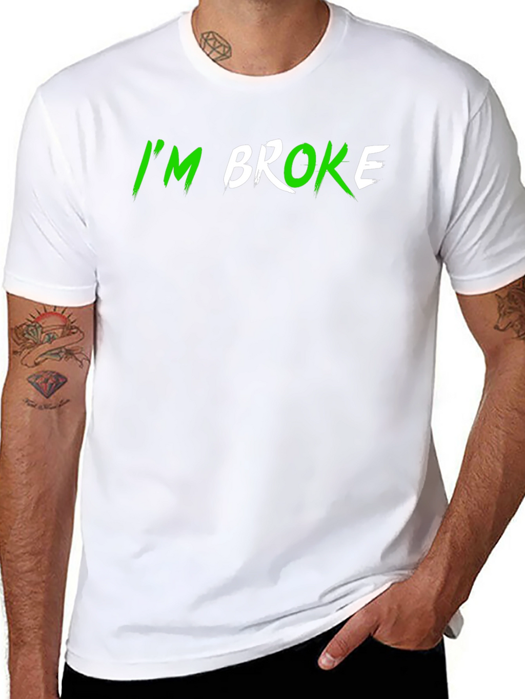 Im Broke Black T-Shirt