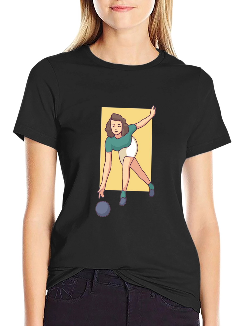 Bowling Graphic Tee - Strike Style!