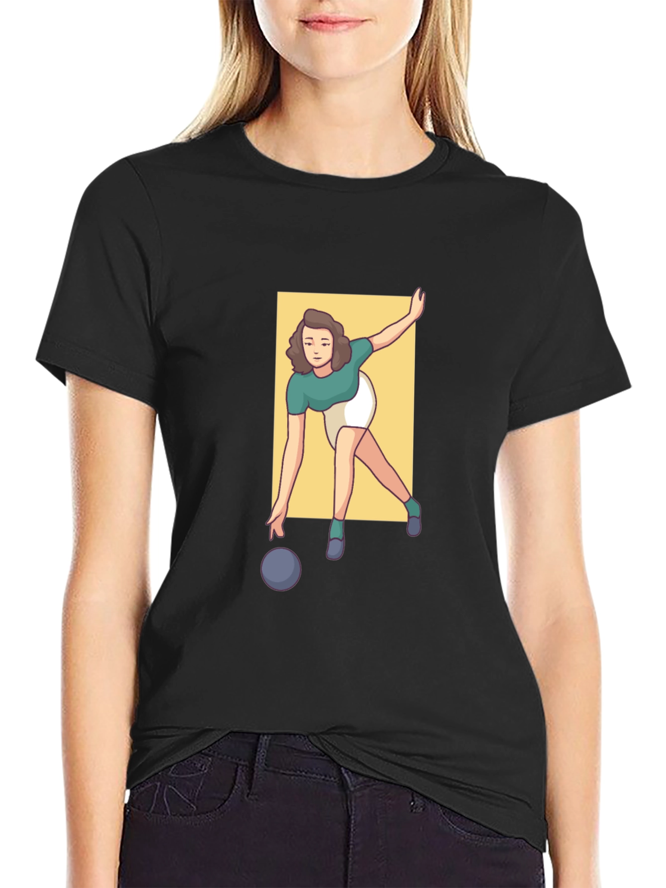 Bowling Graphic Tee - Strike Style!