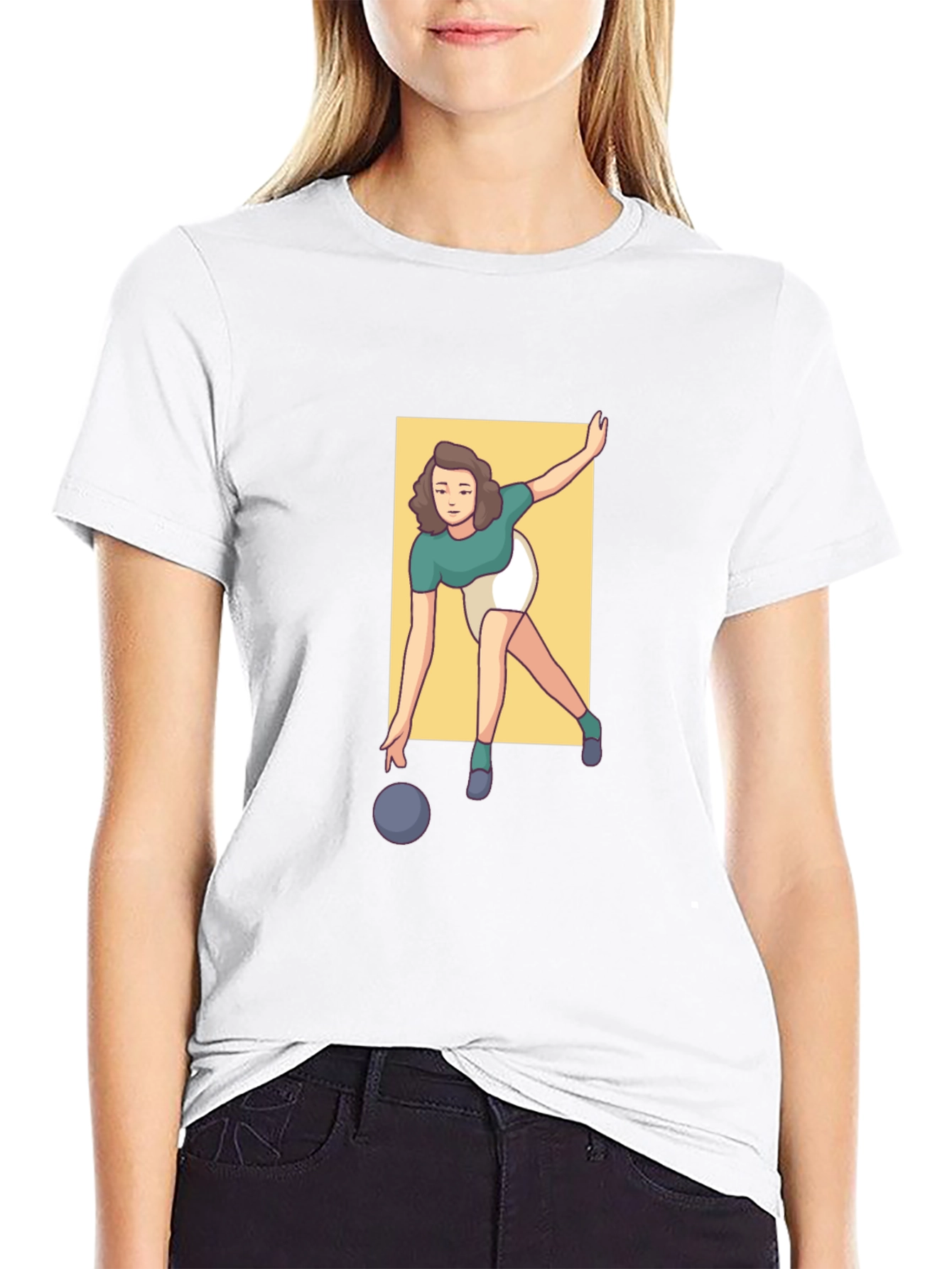 Bowling Graphic Tee - Strike Style!