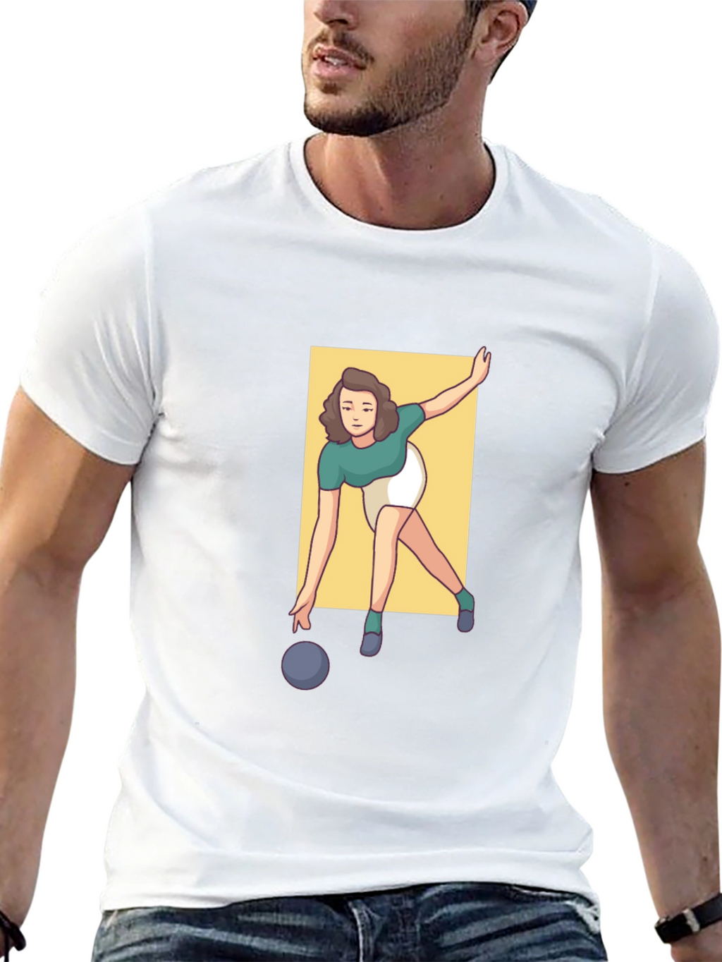 Bowling Graphic Tee - Strike Style!
