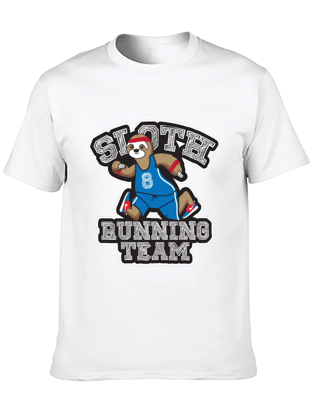 Sloth Running Team Graphic T-Shirt
