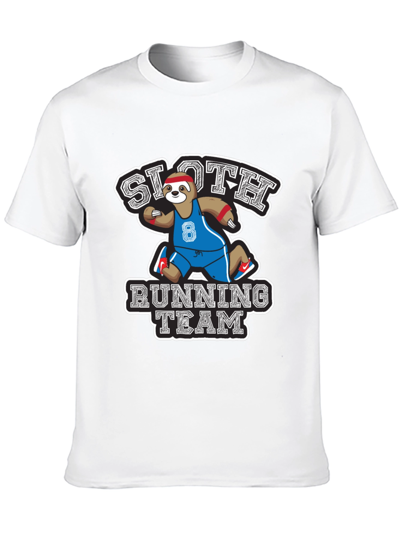 Sloth Running Team Graphic T-Shirt