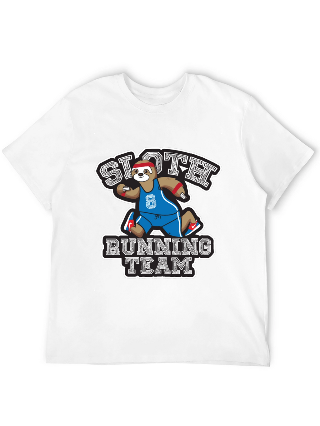 Sloth Running Team Graphic T-Shirt