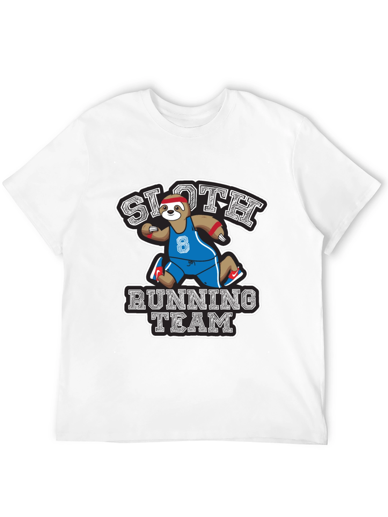 Sloth Running Team Graphic T-Shirt