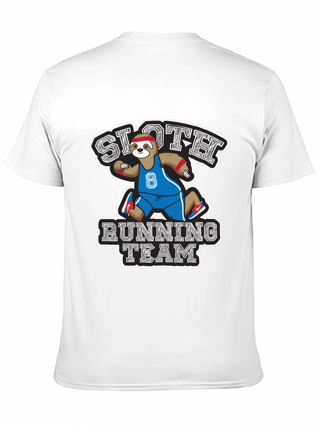 Sloth Running Team Graphic T-Shirt