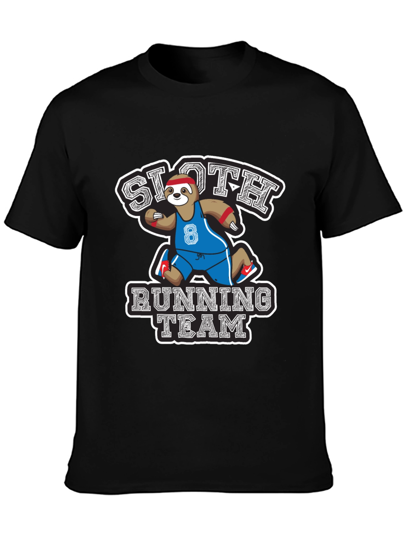 Sloth Running Team Graphic T-Shirt