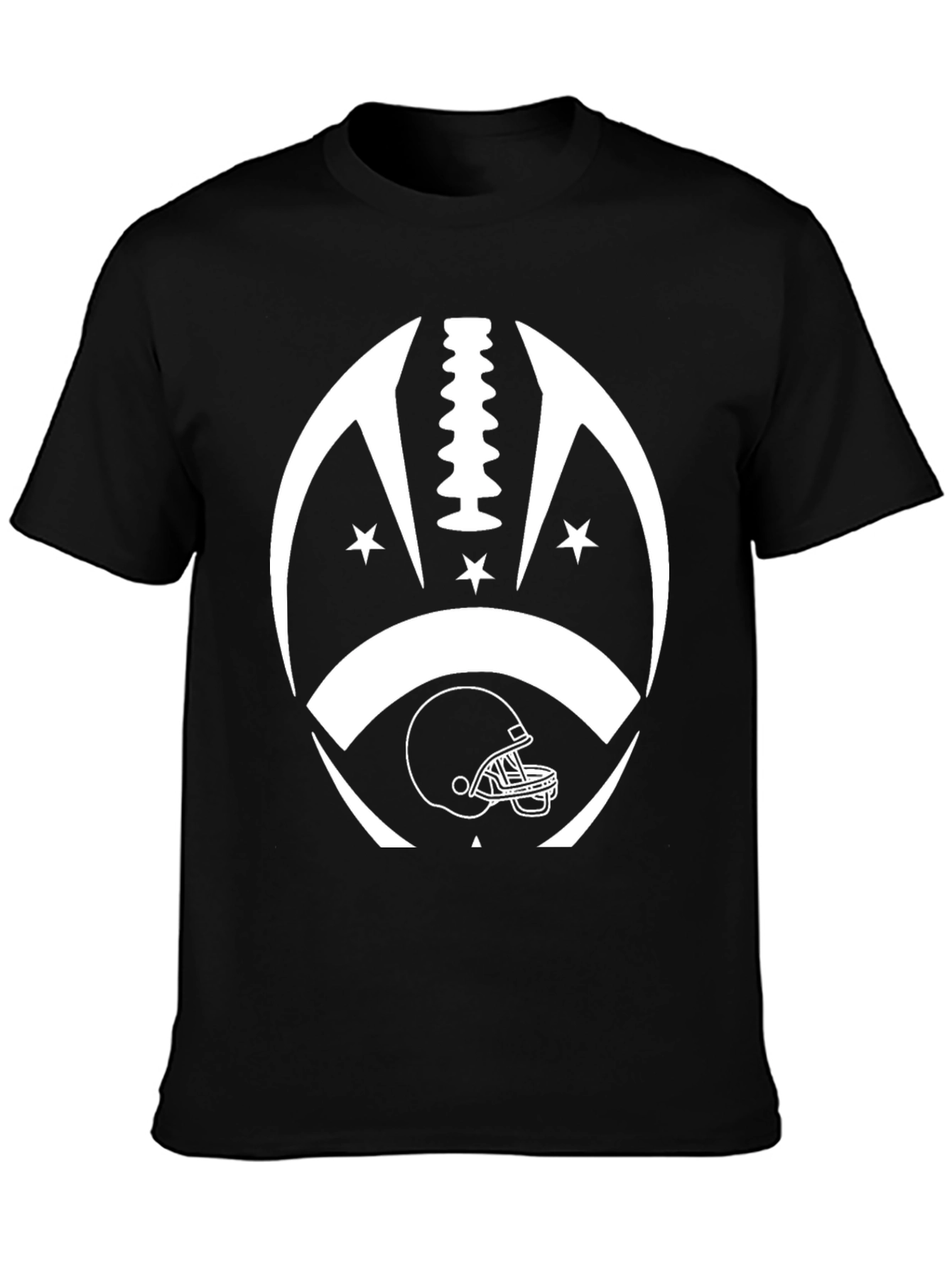 Football Helmet Graphic Tee