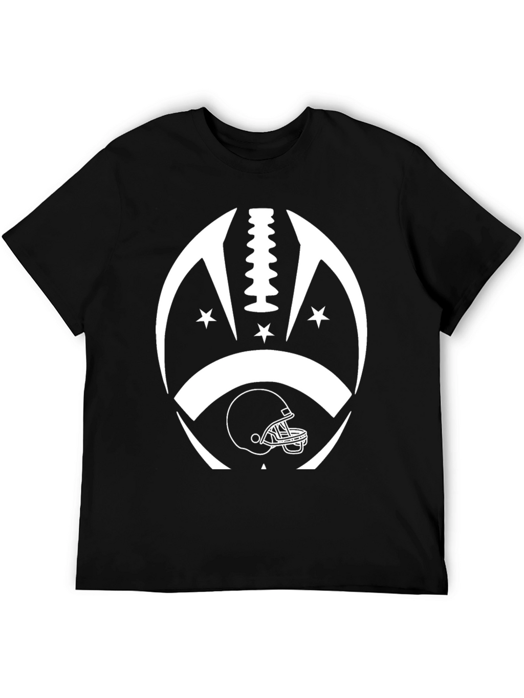 Football Helmet Graphic Tee