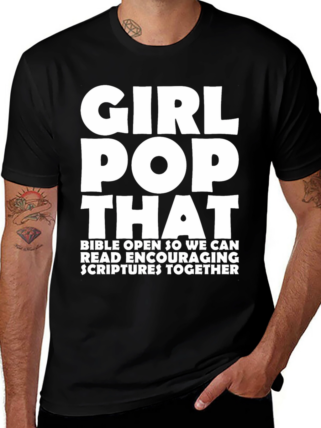 Girl Pop That Graphic Tee - Bible Scriptures