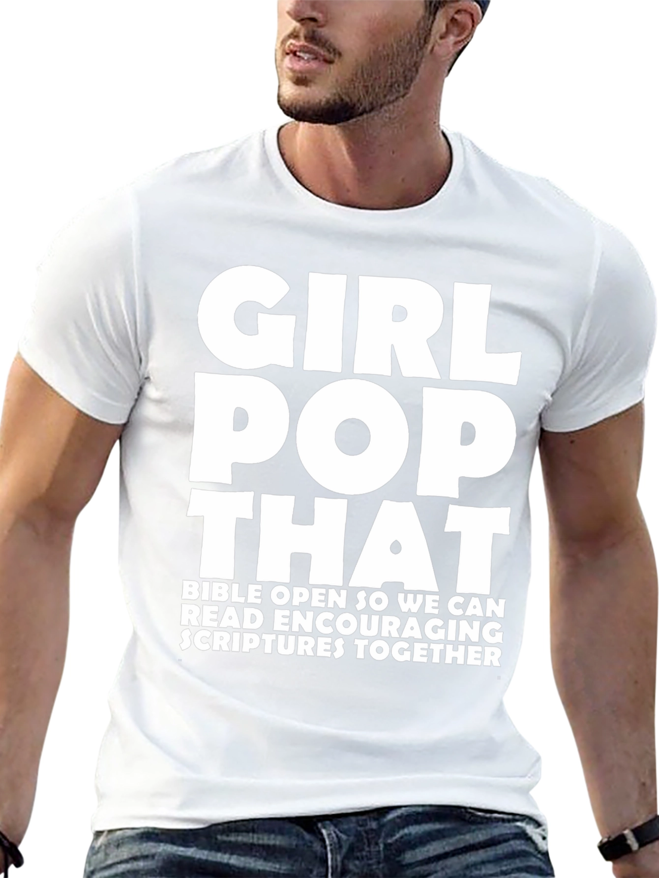 Girl Pop That Graphic Tee - Bible Scriptures