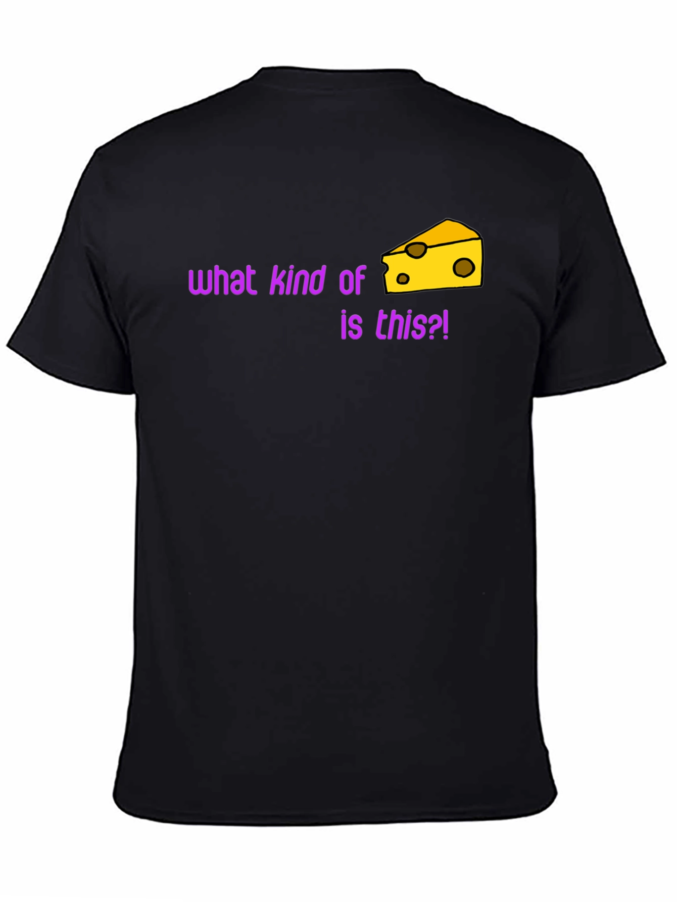Funny Cheese T-Shirt - What Kind of Cheese Is This?!