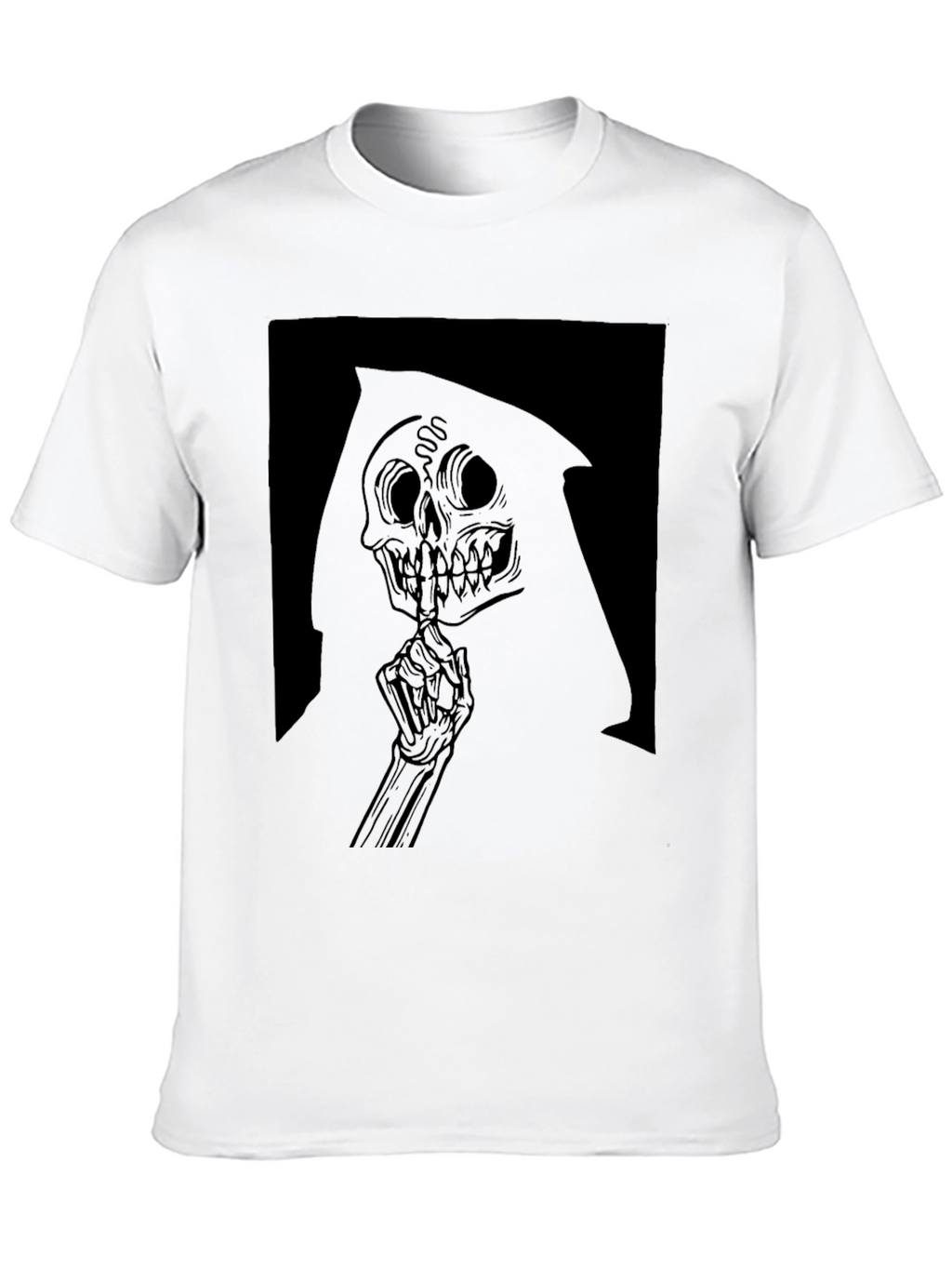 Grim Reaper Graphic Tee - Black T-Shirt