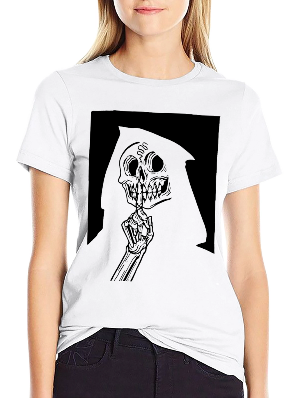 Grim Reaper Graphic Tee - Black T-Shirt