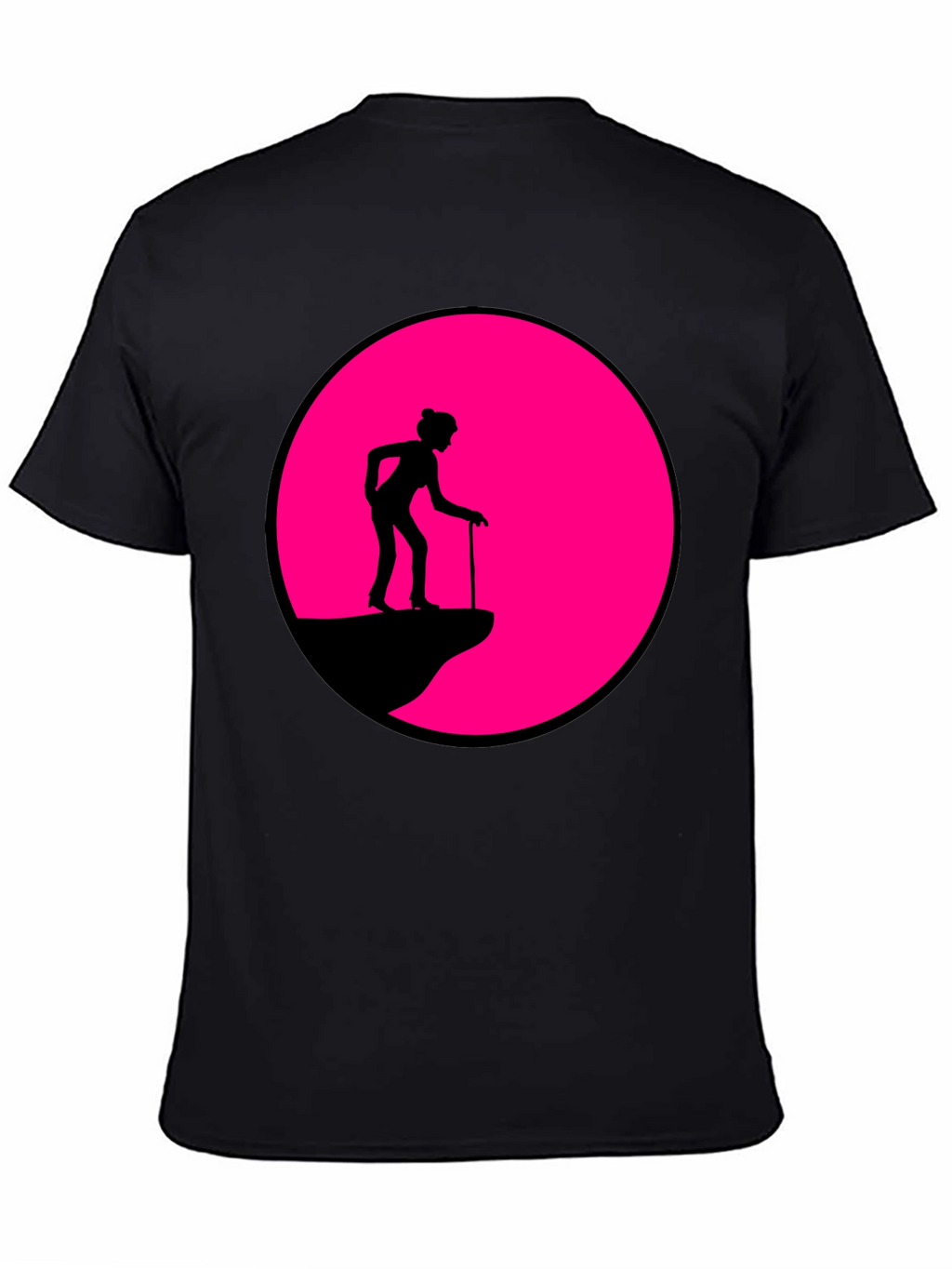 Cliff Walker Graphic Tee - Black Cotton Blend