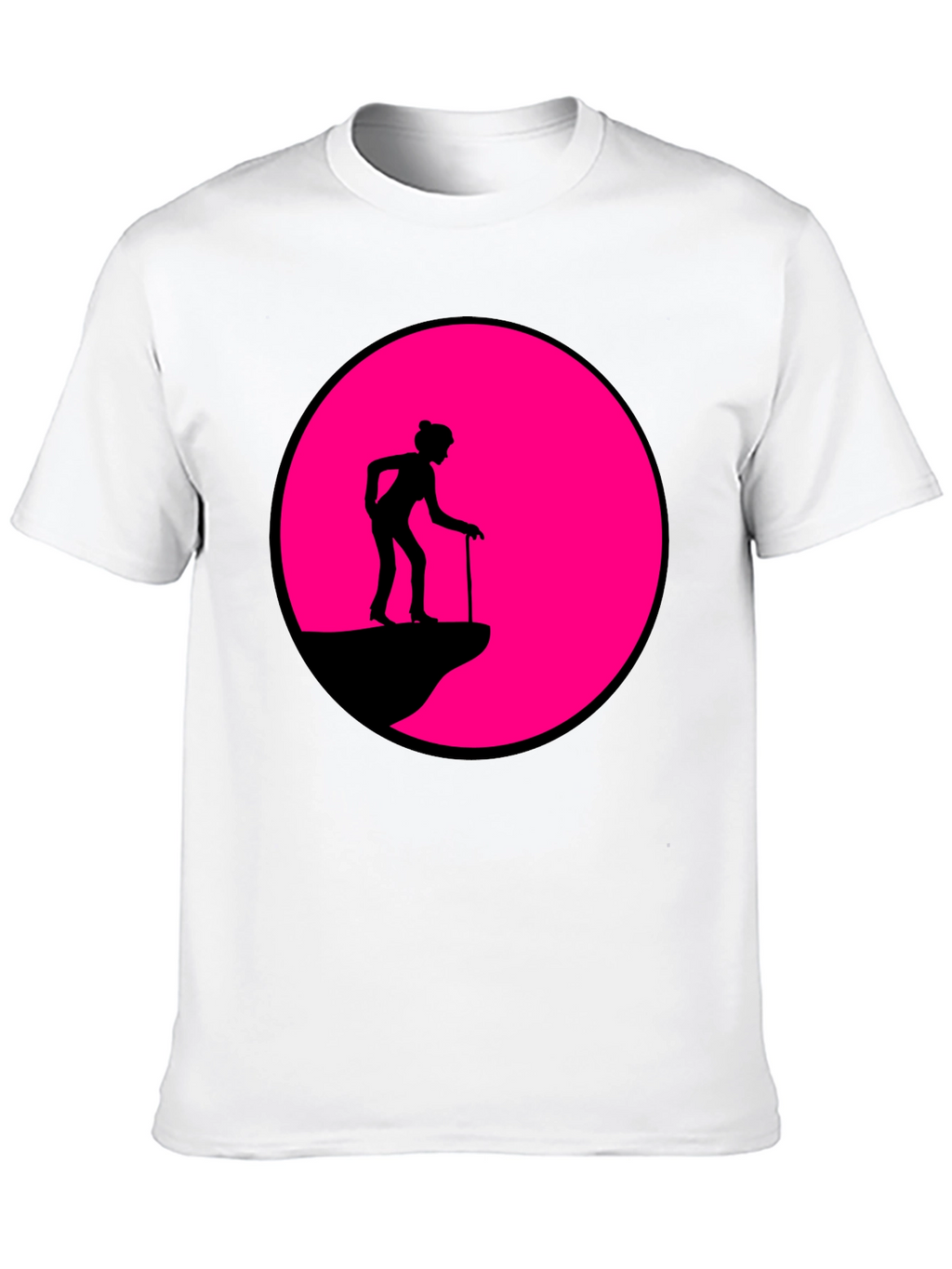 Cliff Walker Graphic Tee - Black Cotton Blend