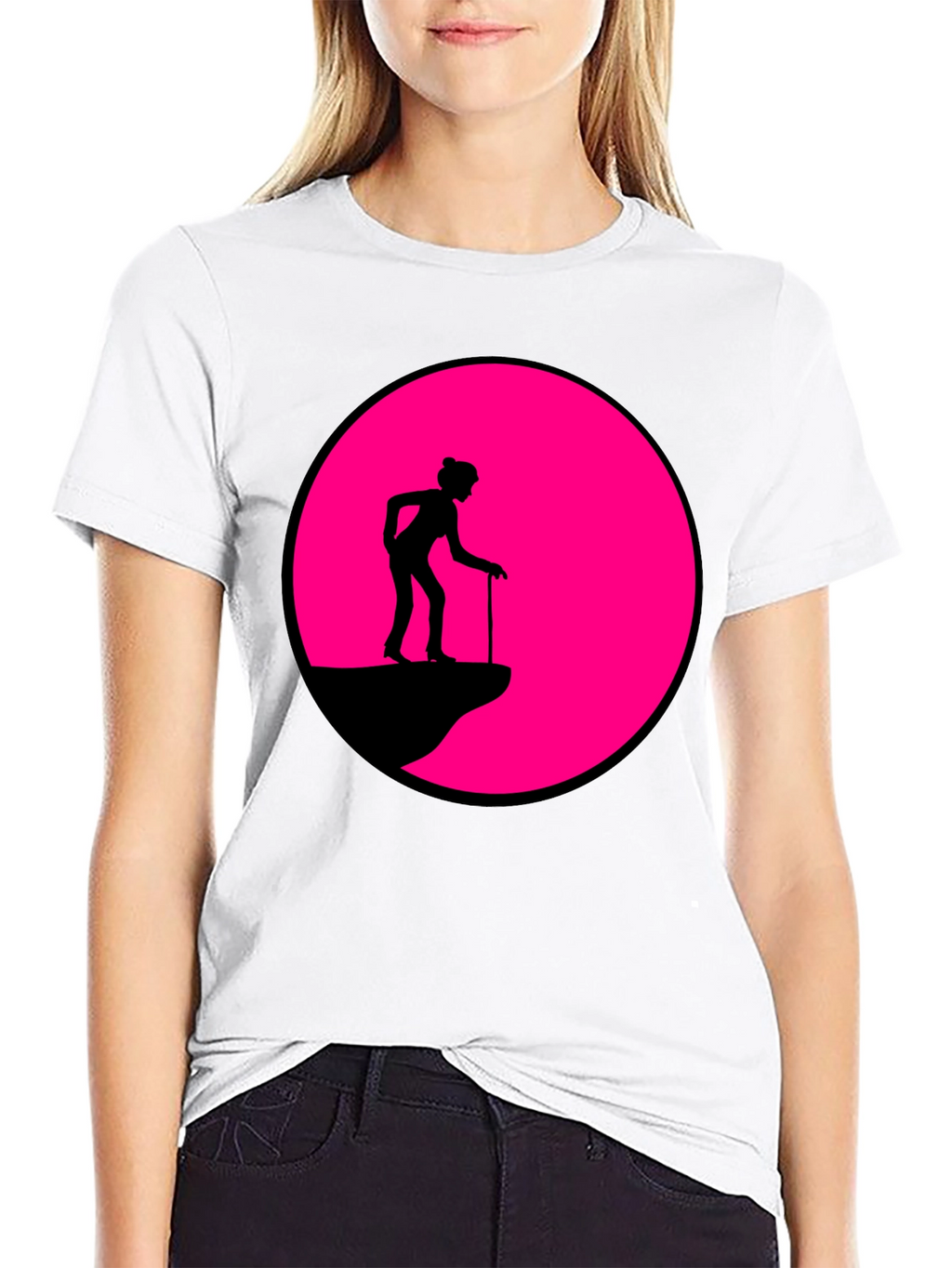 Cliff Walker Graphic Tee - Black Cotton Blend