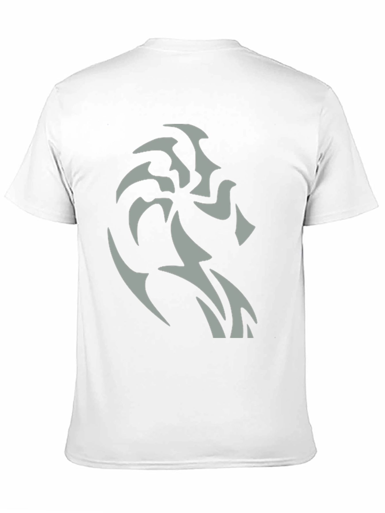 Tribal Lion Graphic Black T-Shirt - Stylish Mens Tee