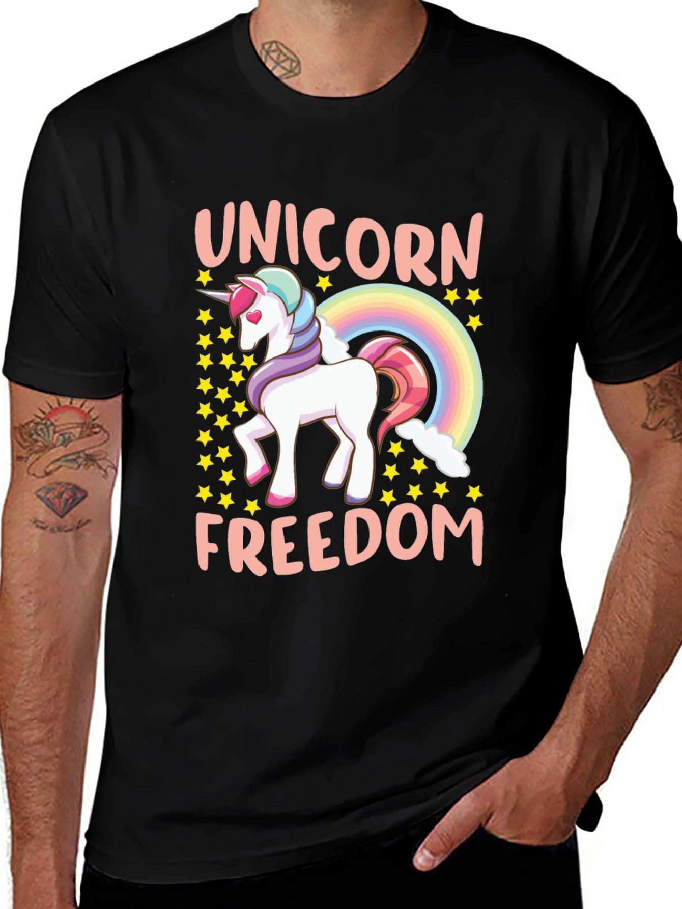 Unicorn Freedom Graphic Tee