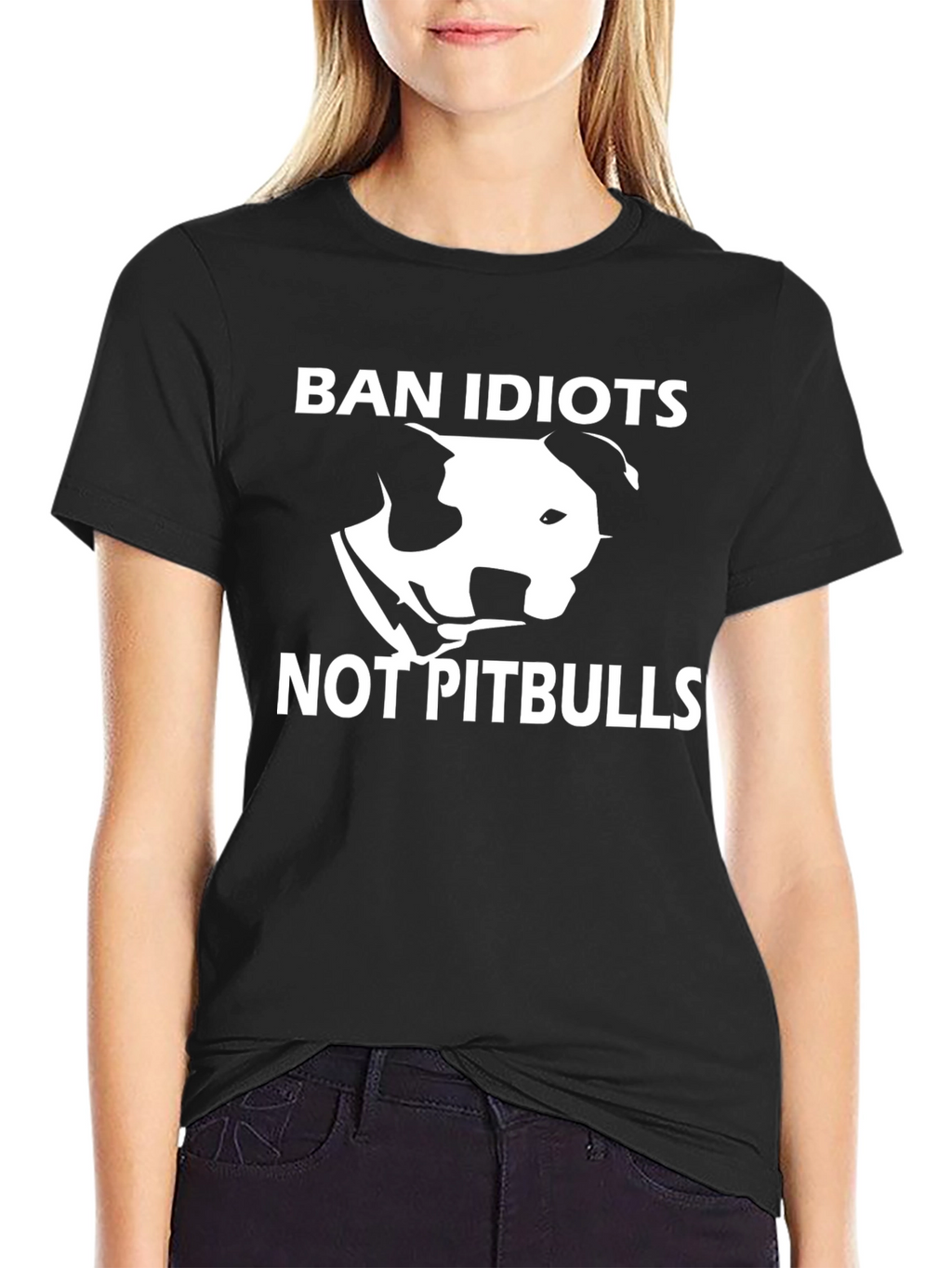 Ban Idiots Not Pitbulls T-Shirt
