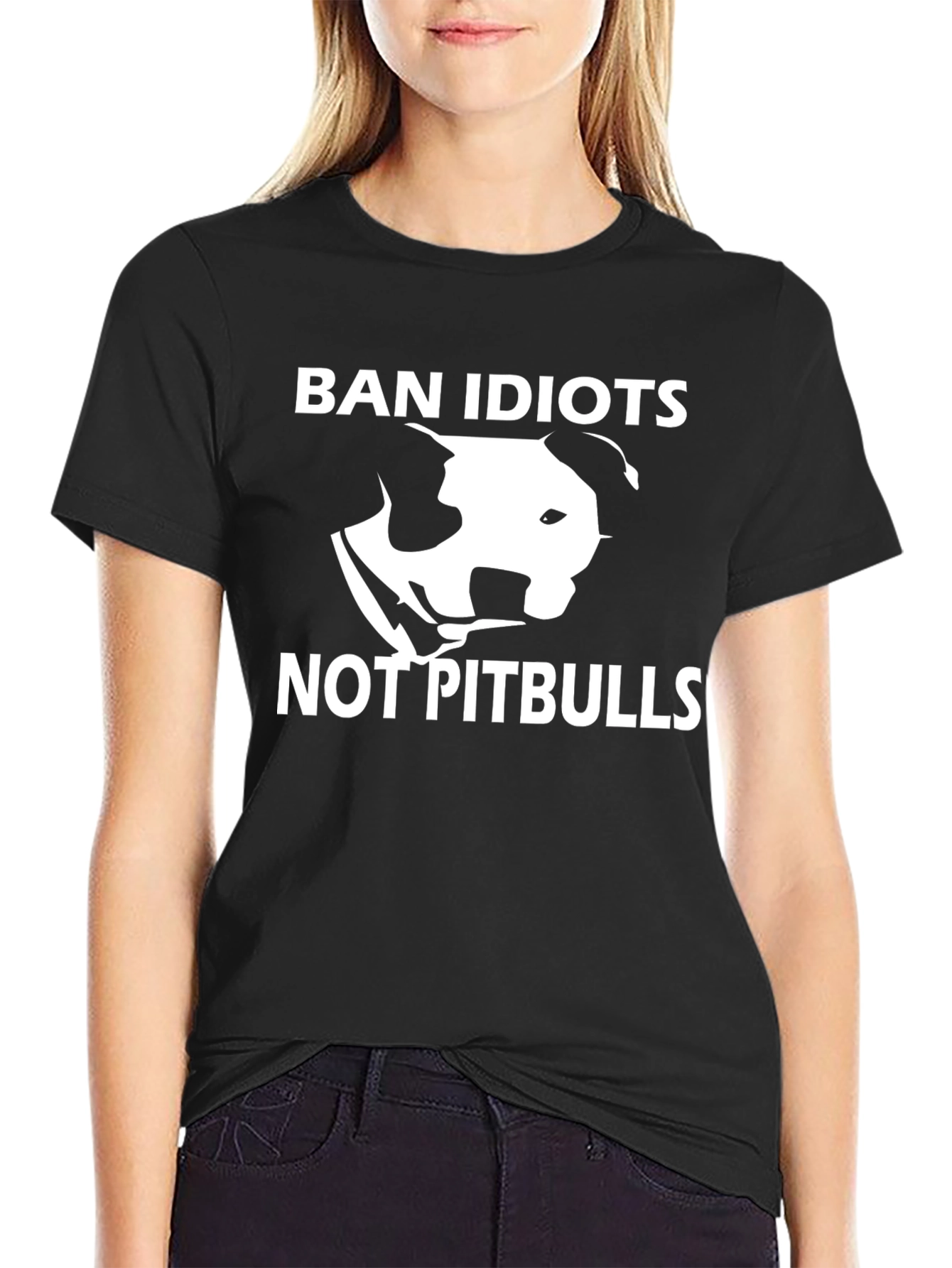 Ban Idiots Not Pitbulls T-Shirt