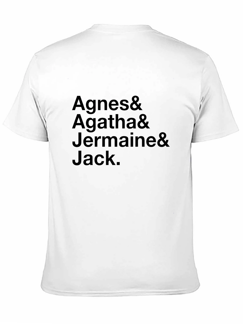 Agnes Agatha Jermaine & Jack Black Tee