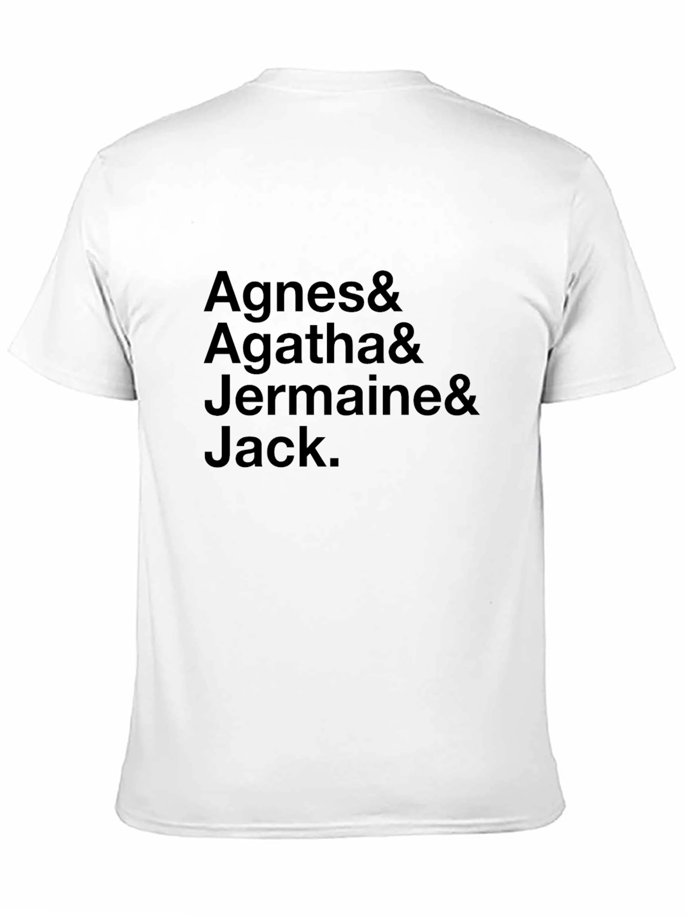Agnes Agatha Jermaine & Jack Black Tee