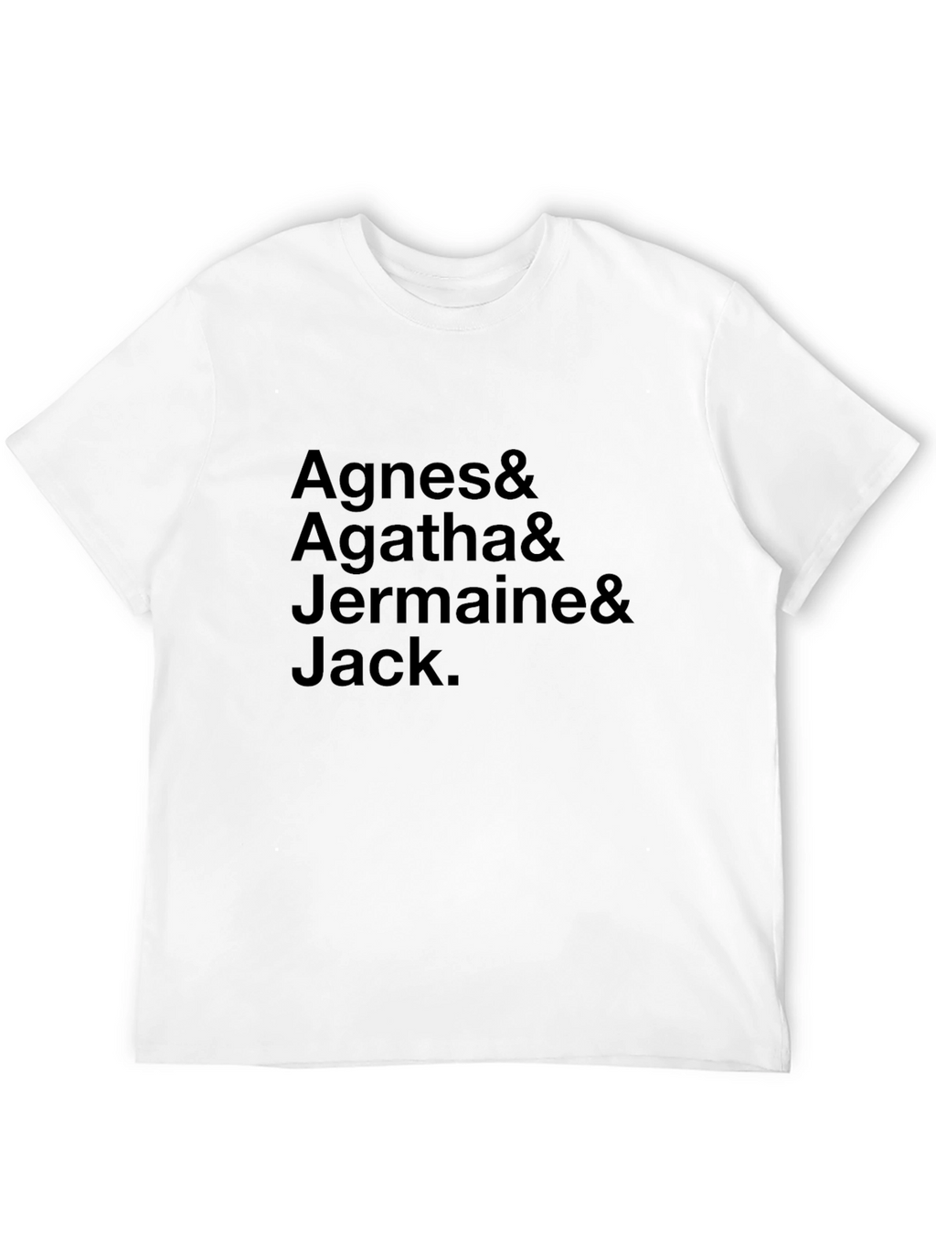 Agnes Agatha Jermaine & Jack Black Tee