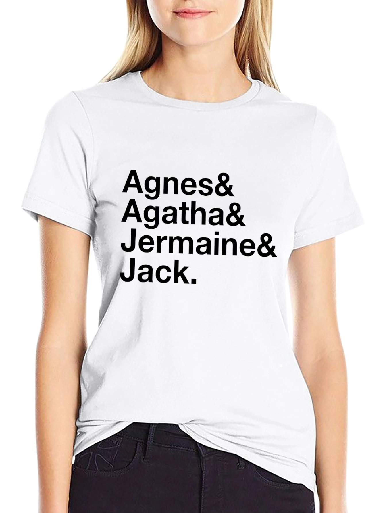 Agnes Agatha Jermaine & Jack Black Tee