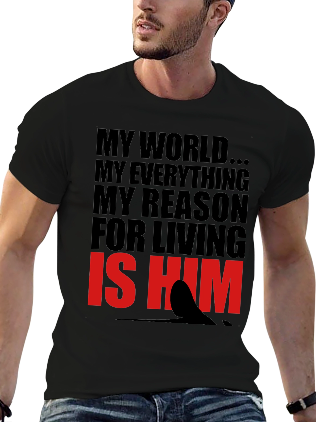 My World Is Him Graphic Tee