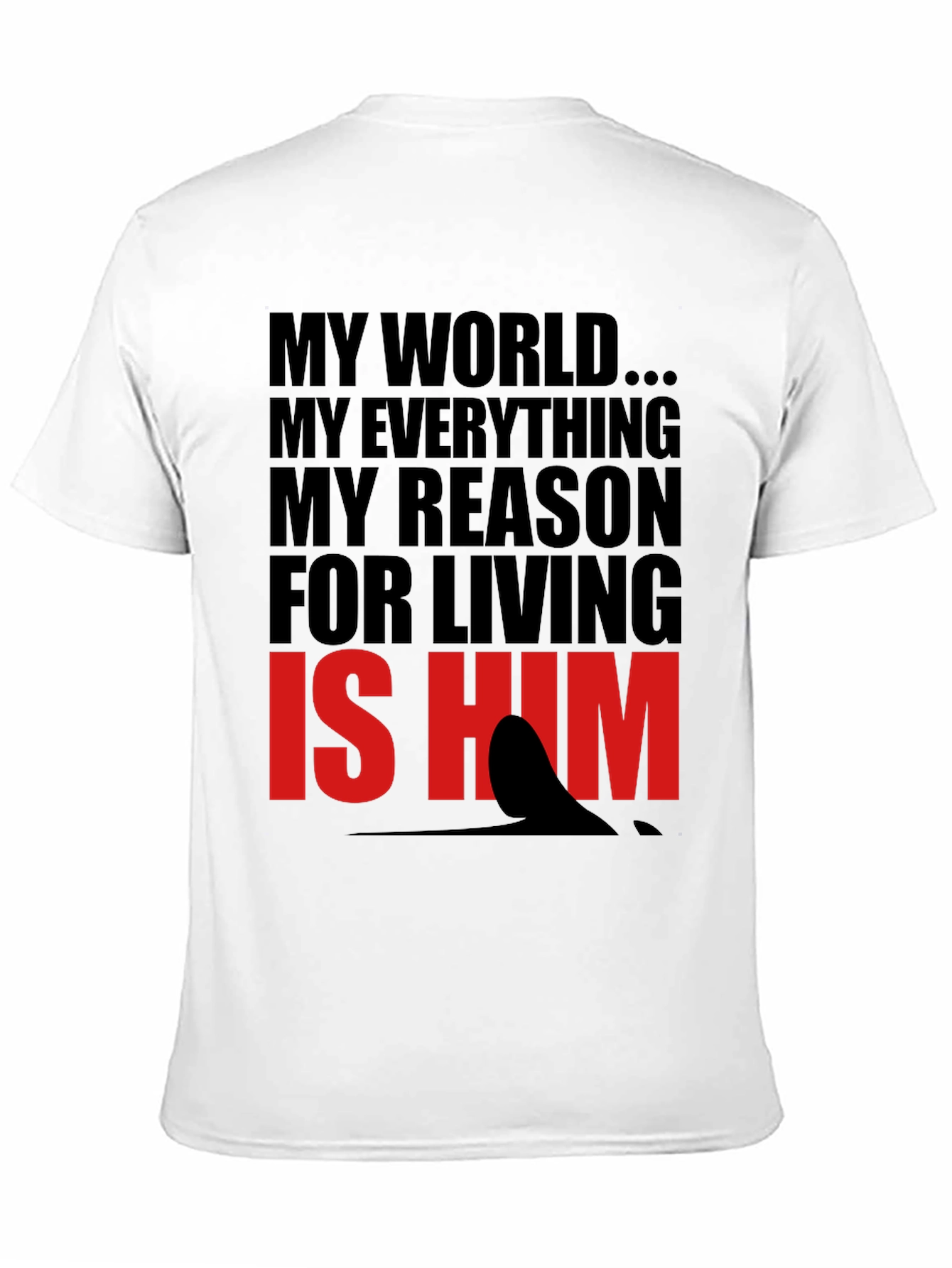 My World Is Him Graphic Tee