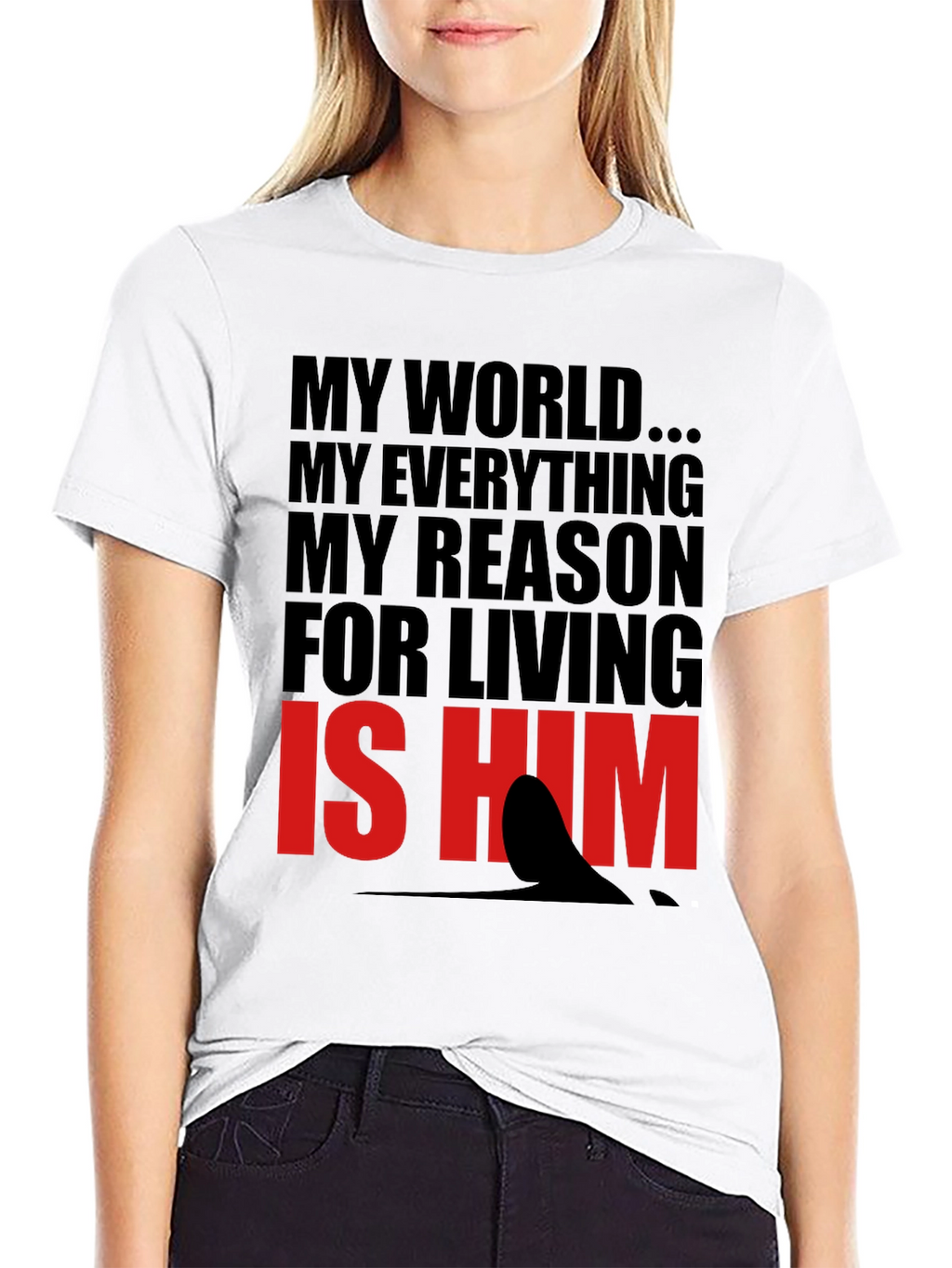 My World Is Him Graphic Tee