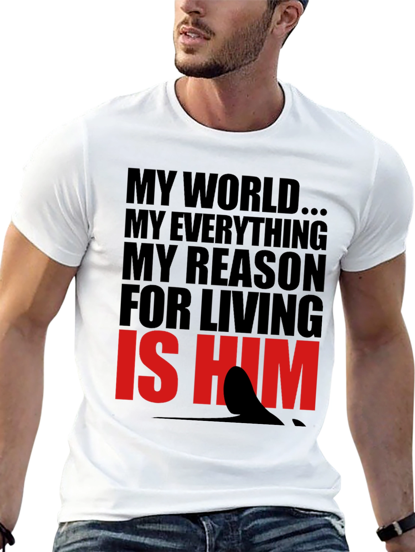 My World Is Him Graphic Tee