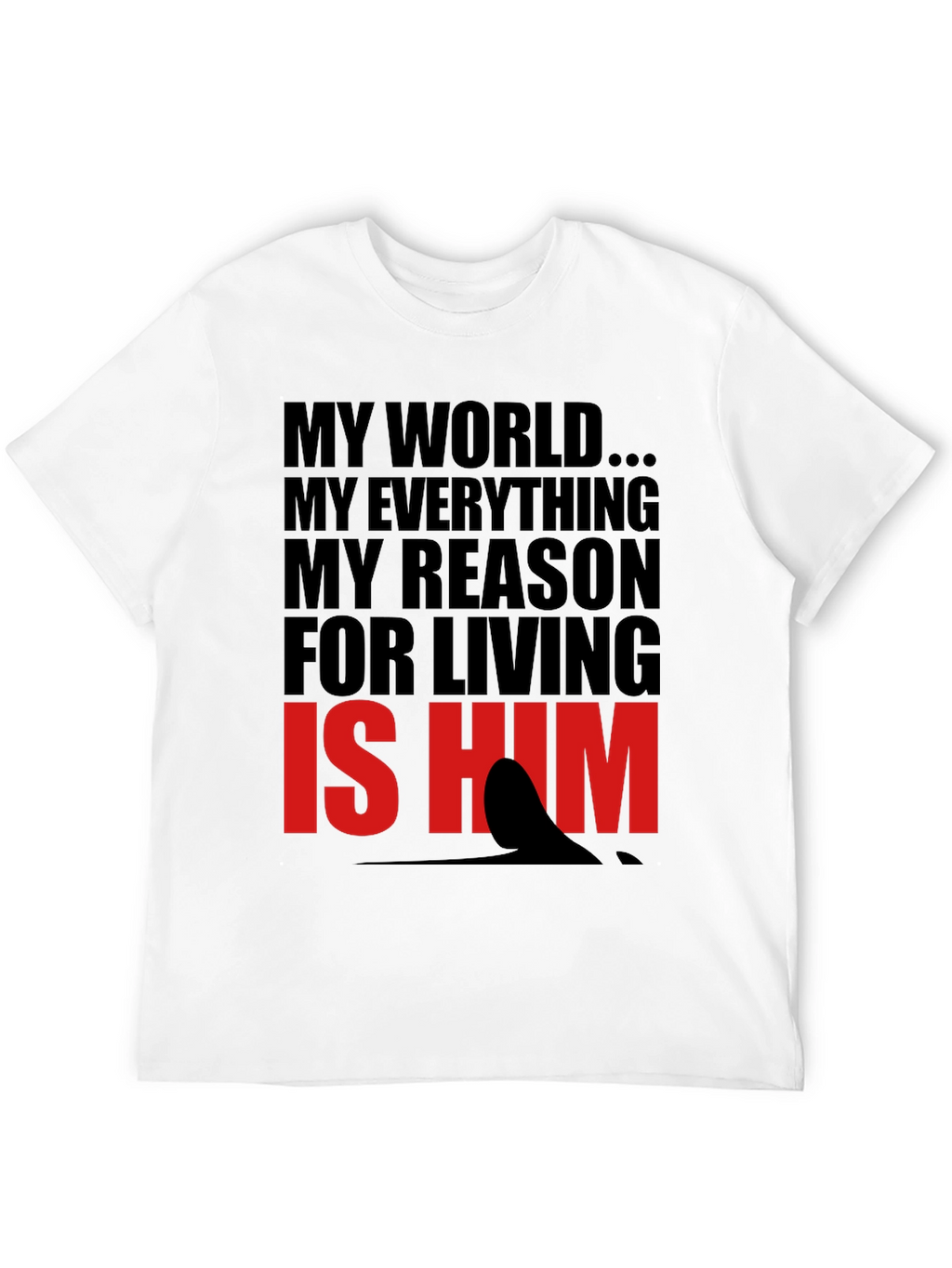 My World Is Him Graphic Tee
